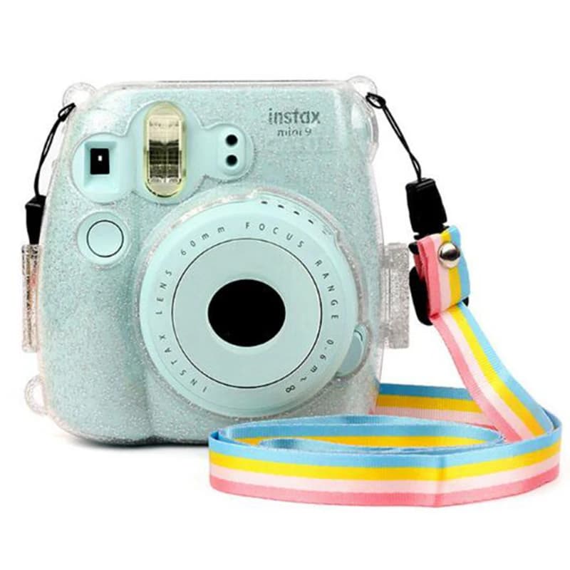 Fujifilm Instax Mini 8 /8+ 9 Film Instant Camera Clear Hard Case Bag Cover Shell - 5