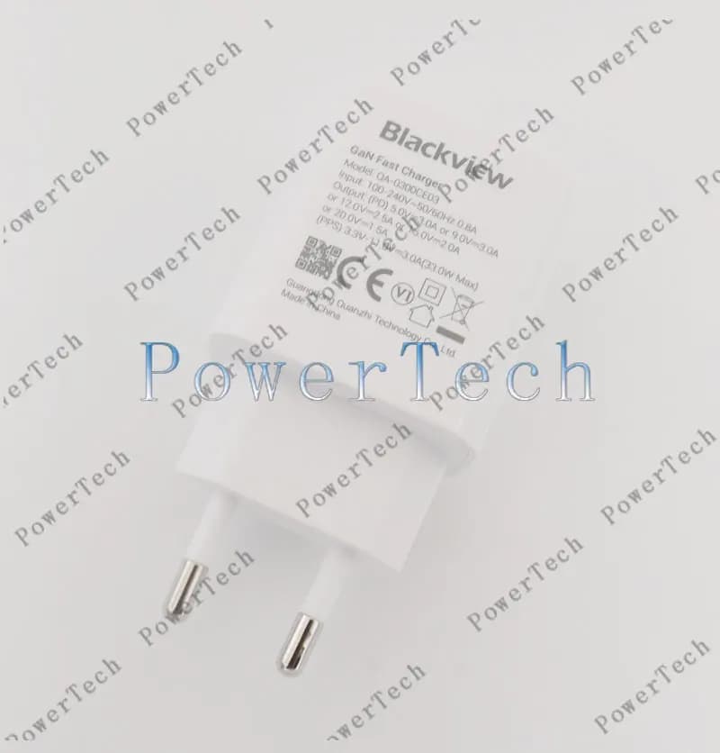 شاحن جديد وأصلي لبلاك فيو BV9300 مع محول شحن سريع وكابل USB وخط بيانات لهاتف بلاك فيو BV9300 الذكي - 5