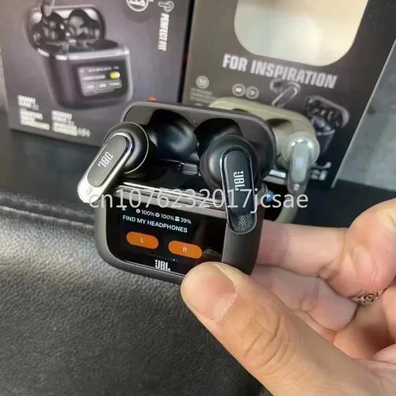 سماعات الأذن اللاسلكية الحقيقية الأصلية JBL Tour PRO 2 بلوتوث ستيريو سماعات أذن سماعات رأس رياضية مع شاشة LCD ذكية إصدار HK - 4