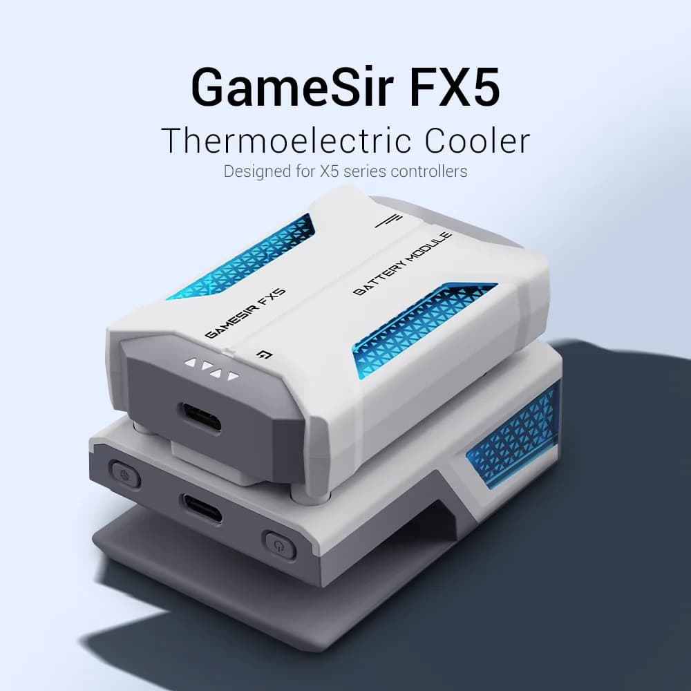 مبرد GameSir FX5 اللاسلكي مع ثلاثة أوضاع تبريد قابلة للتعديل لوحدات تحكم سلسلة X5