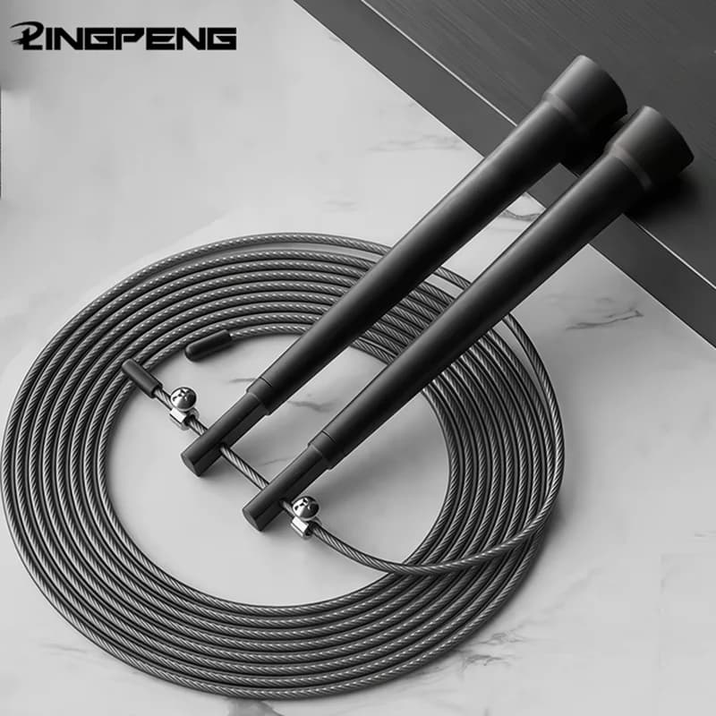 Professional Speed Jump Rope with 360° Swivel Ball Bearings, 3 Meters Adjustable Rope Anti-Skip Handle for Fitness &MMA Training