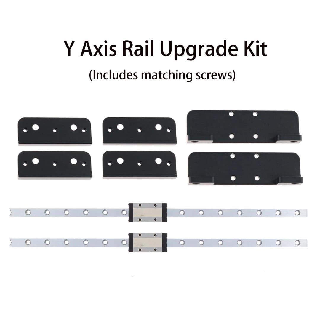 Blurolls ELEGOO Neptune/3/Pro/4 Plus MAX 3D Printer X/Y Axis Rail Upgrade Kit Guideway Rail Guide - 2