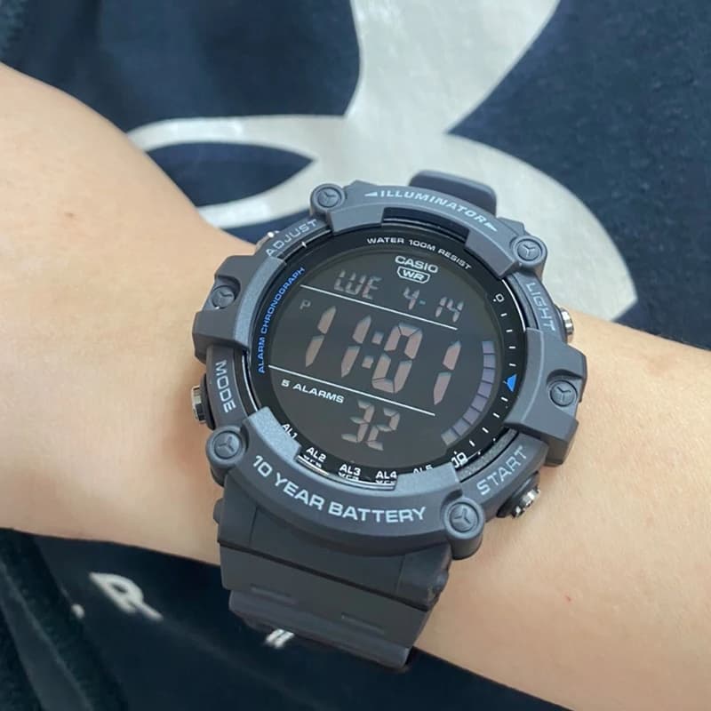 Casio watch menTen years of electricity top luxur set LED digital sport Waterproof quartz men watch relogio masculino AE-1500WH - 4