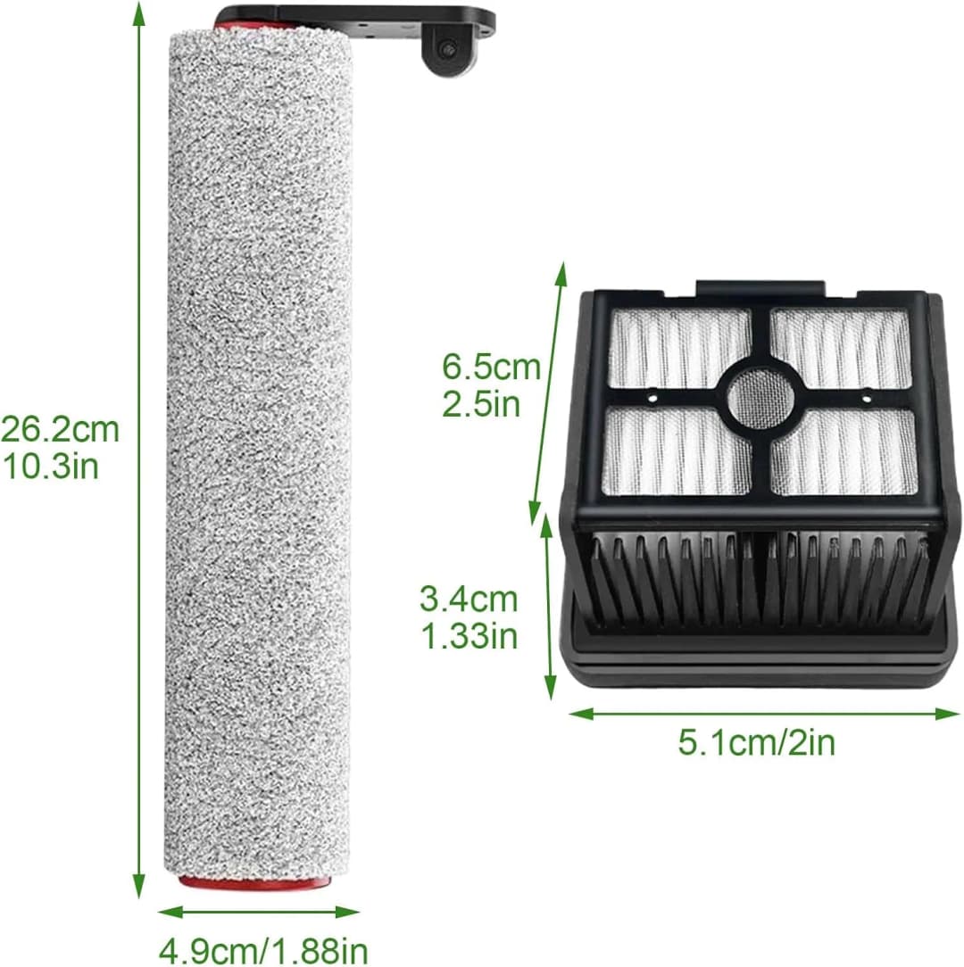 Dreame H12 Pro / H12 Plus  Soft Brush Spare Parts Wet Dry Vacuum Cleaner Roller Hepa Filter Accessories - 2