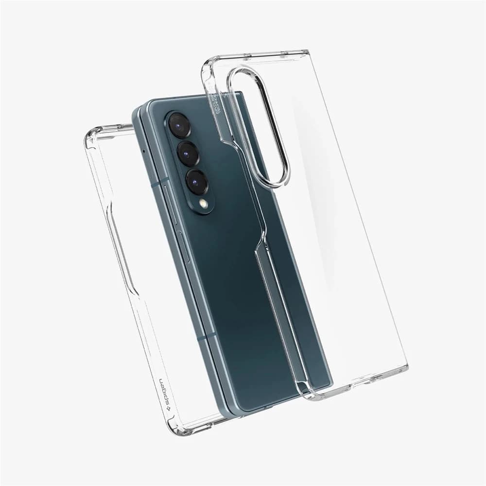 Spigen Ultra Hybrid Pro MagFit غطاء مقاوم للاصفرار لهاتف Samsung Galaxy Z Fold 7 6 5 غطاء شفاف مقاوم للصدمات Z Fold7 Fold6 - 2