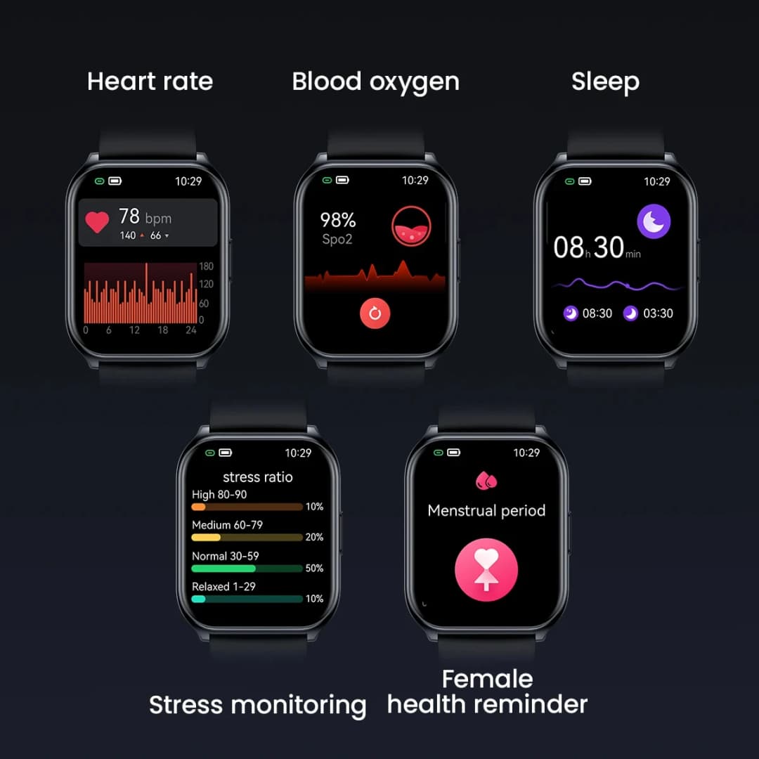 HAYLOU Watch 2 Pro (LS02 Pro) Smartwatch 1.85inch Large Display 100 Workout Modes Smart Watch for Men Heart Rate Monitoring - 4
