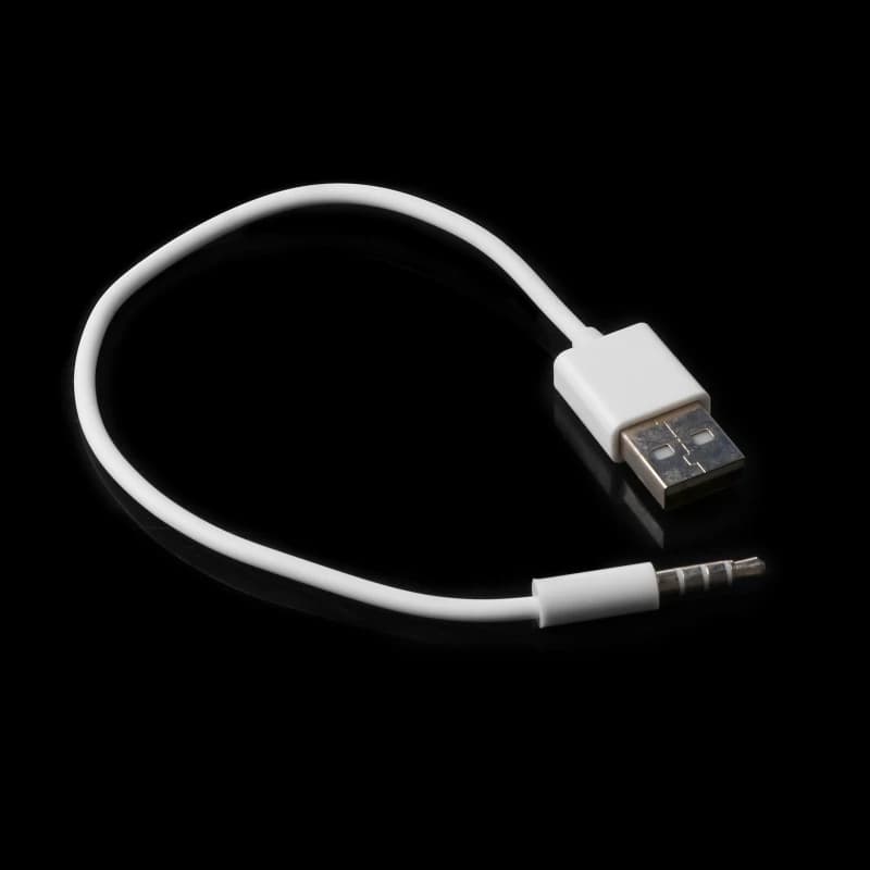 محول كابل شحن ومزامنة بيانات USB 3.5 ملم لجهاز Apple iPod Shuffle الجيل الثاني - 5