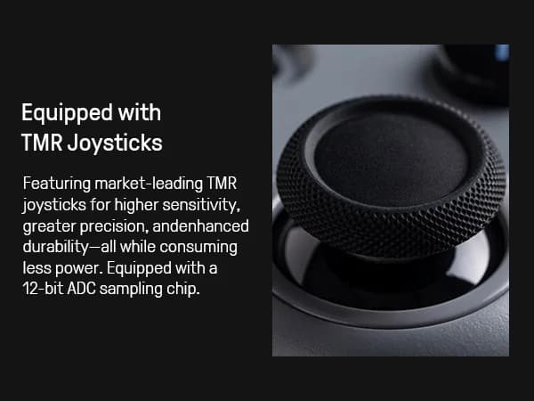 8BitDo Pro 3 Bluetooth Controller for Switch 1/2 Windows, Apple, SteamOS with TMR Joysticks,Switchable Triggers,Swappable Button - 4