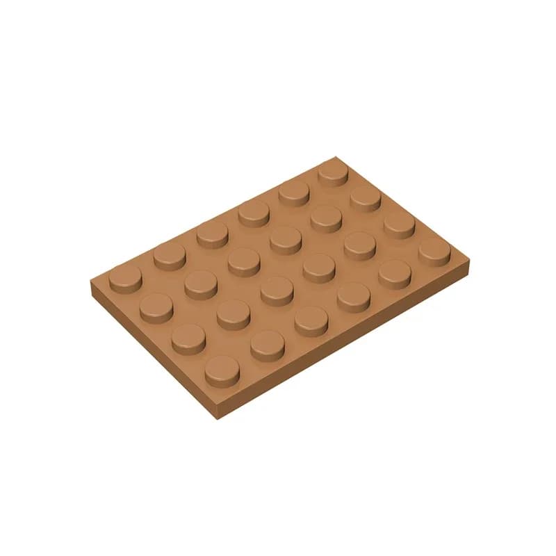 لوحة Gobricks GDS-520 مقاس 4 x 6 متوافقة مع قطع ليجو 3032 أجزاء جسيمات تعليمية DIY للأطفال - 3