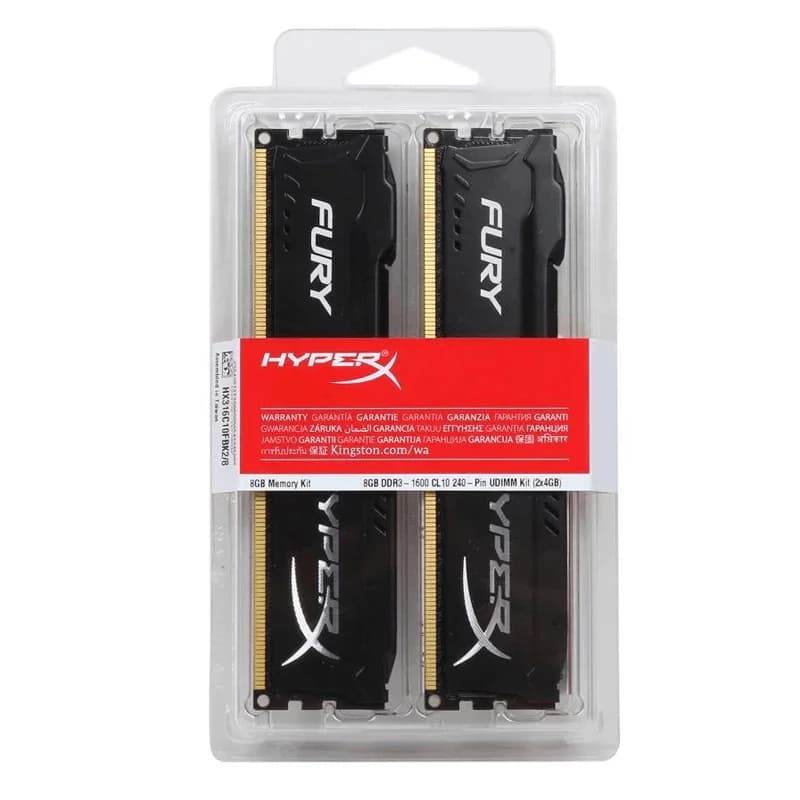 كينجستون ميموريا DDR3 8 جيجابايت 16 جيجابايت (2x8 جيجابايت) عدة رام 1600 ميجاهرتز 1333 ميجاهرتز 1866 ميجاهرتز 2133 ميجاهرتز 2400 ميجاهرتز رام سطح المكتب 1.5 فولت DIMM PC3-12800 14900 - 2