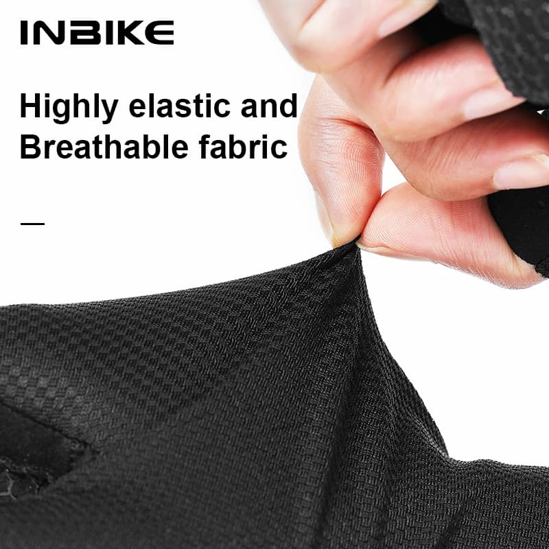 قفازات دراجات INBIKE نصف إصبع، صيفية، للرجال والنساء، امتصاص الصدمات، قفازات دراجات جبلية رياضية، إكسسوارات دراجات - 2