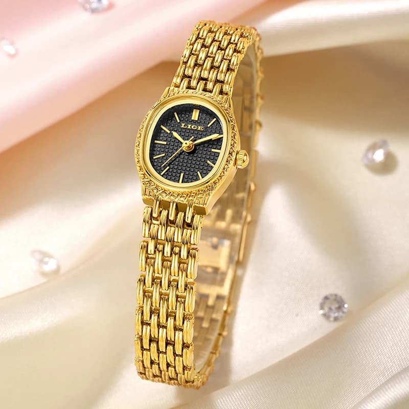 LIGE New Women‘s Quartz Watches Simple Luxury Fashion Elegant Female Wristwatch Waterproof Watch Gift for Girl Relogio Feminino - 2