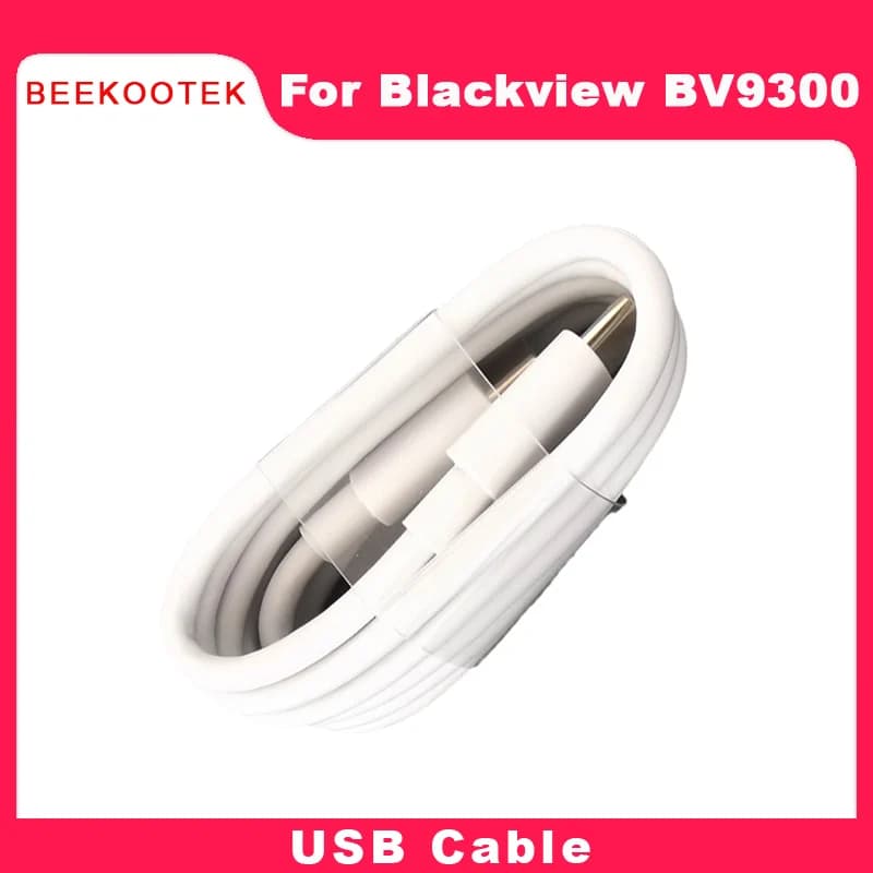 شاحن جديد وأصلي لبلاك فيو BV9300 مع محول شحن سريع وكابل USB وخط بيانات لهاتف بلاك فيو BV9300 الذكي - 3