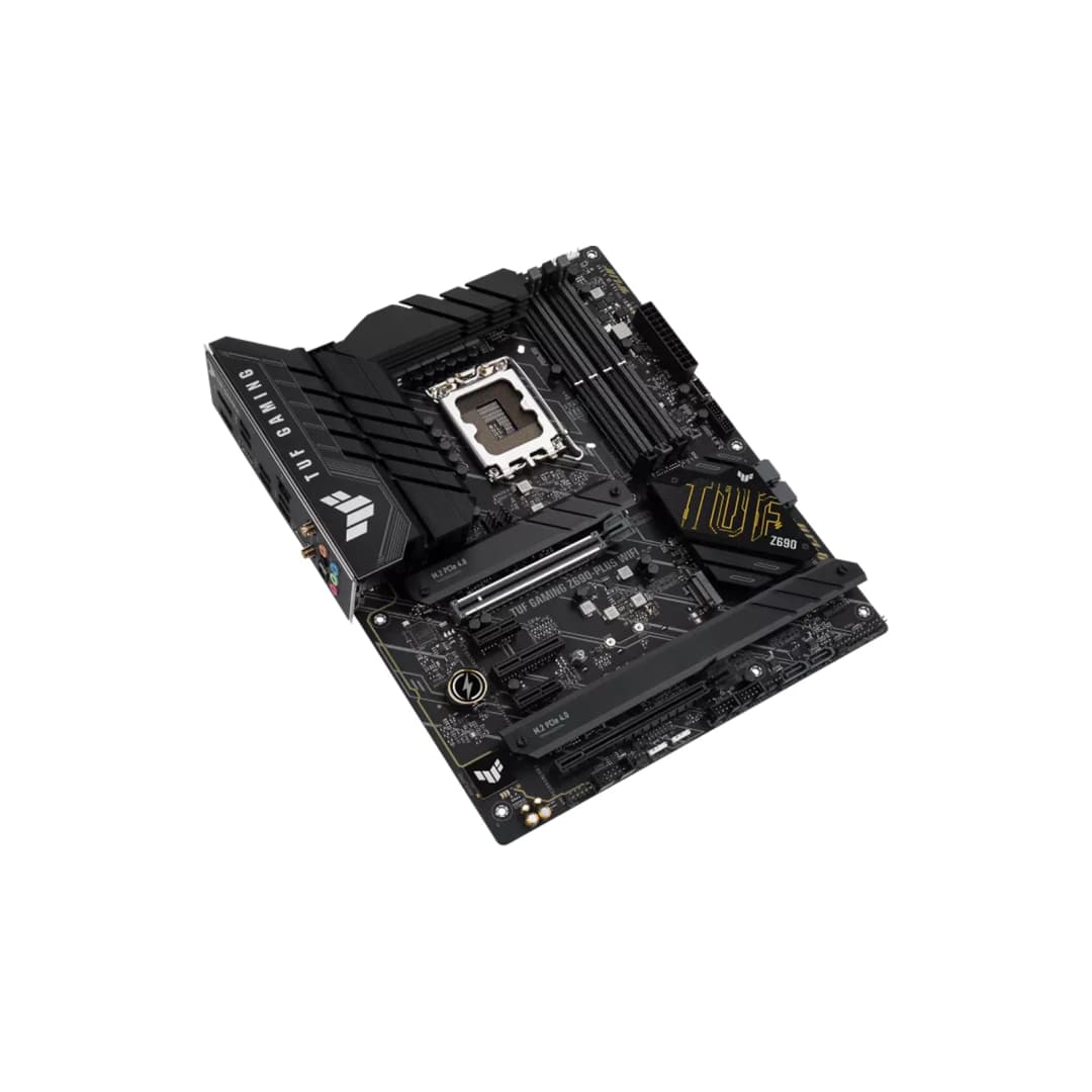 لوحة أم ASUS TUF GAMING Z690-PLUS WIFI بمقبس LGA1700 ومعالج DDR5 6000(OC) MHz وشريحة Z690 ATX - 3