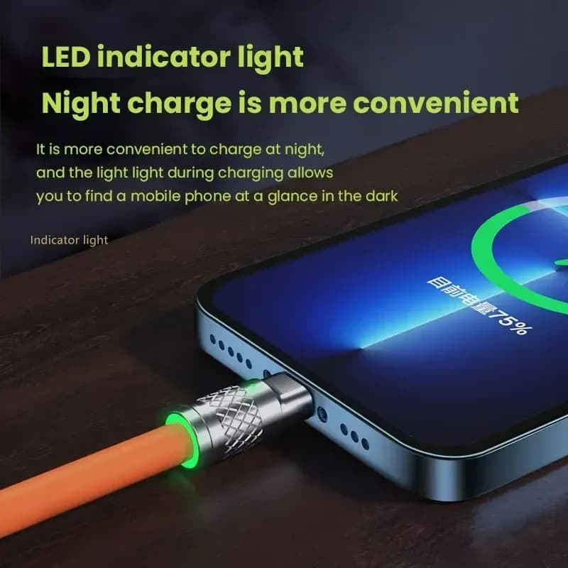 120 واط 6A شحن سريع C نوع كابل Micro3 في 1 مايكرو USB آيفون كابل شحن سامسونج هواوي Xiaomi شاحن الهاتف كابل يو اس بي - 5