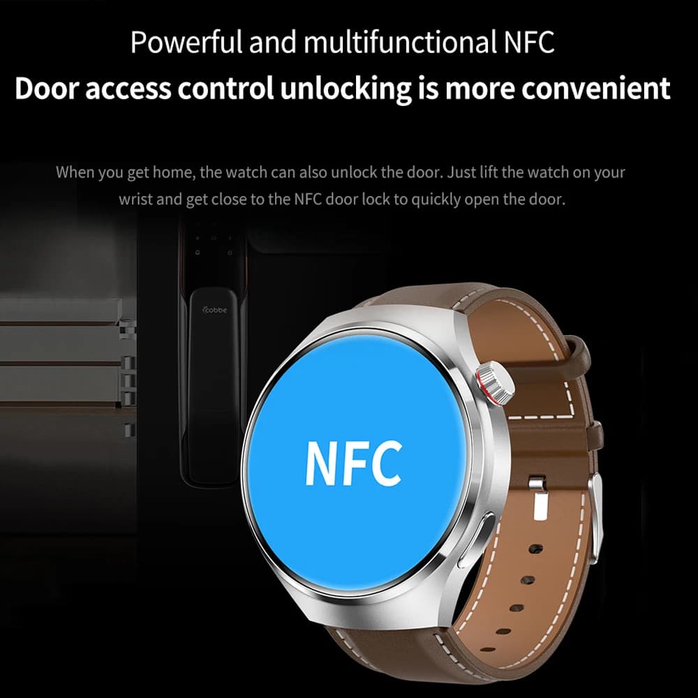 2025 New Watch 4 Pro Upgrade GPS NFC Men's Smartwatch 360*360 AMOLED HD Bluetooth Call Waterproof Smart Watch - 6