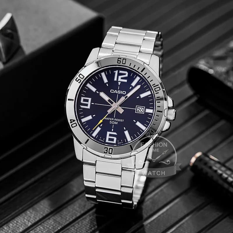Casio watch for men luxury brand set quartz 50m Waterproof men watch Luminous Sport military Watch relogio masculino MTP-VD01D - 3