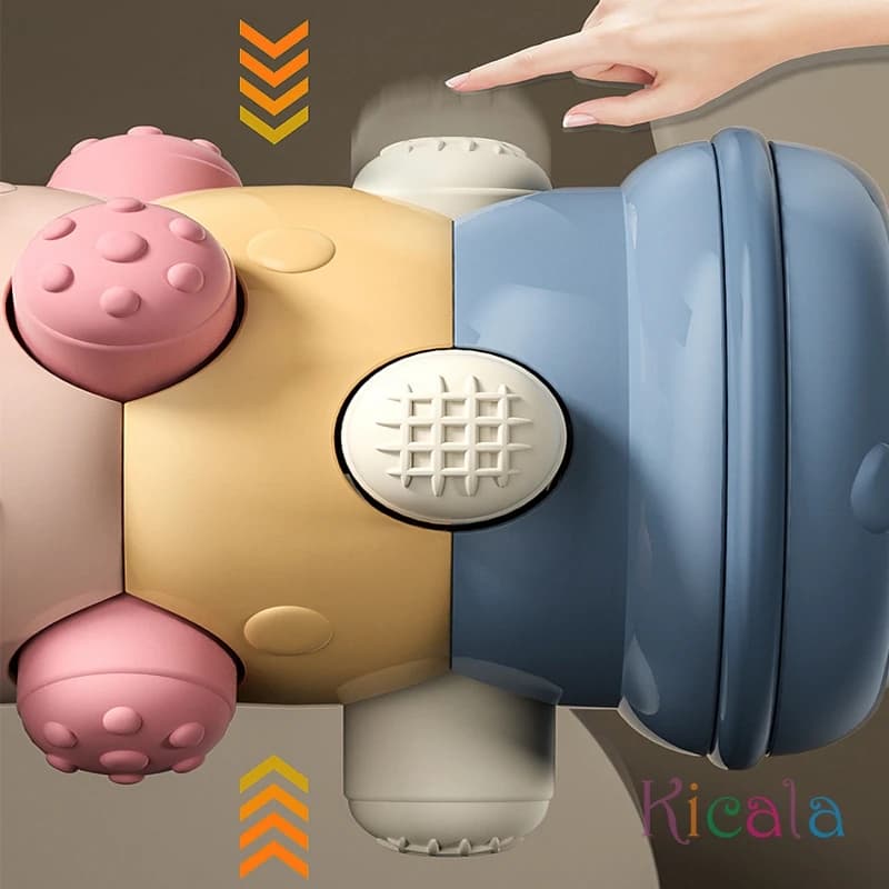 Baby Crawling Roller Toy Fitness Educational Activity Roller Infant Tummy Time Development Sensory Toys for Baby 0 12 Months - 2