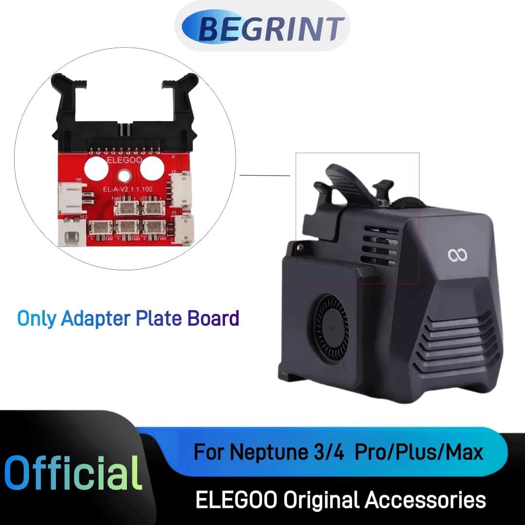 لوحة محول الطارد ELEGOO Neptune 3/4 برو بلس ماكس الرسمية الأصلية ملحقات طابعة ثلاثية الأبعاد