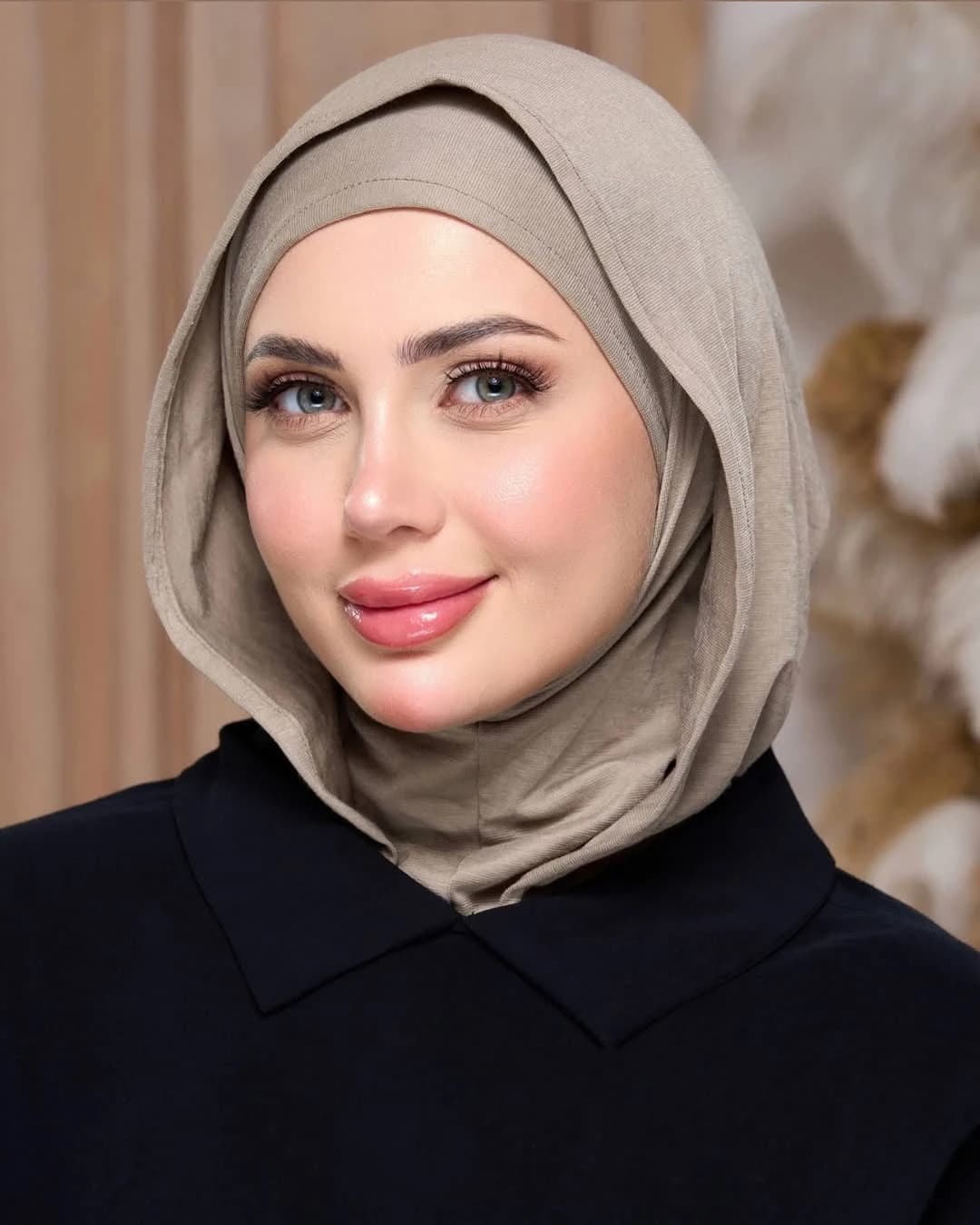 حجاب جاهز للارتداء من جيرسي، غطاء رأس فوري مسلم، غطاء رقبة مريح، حجاب خفيف - 4