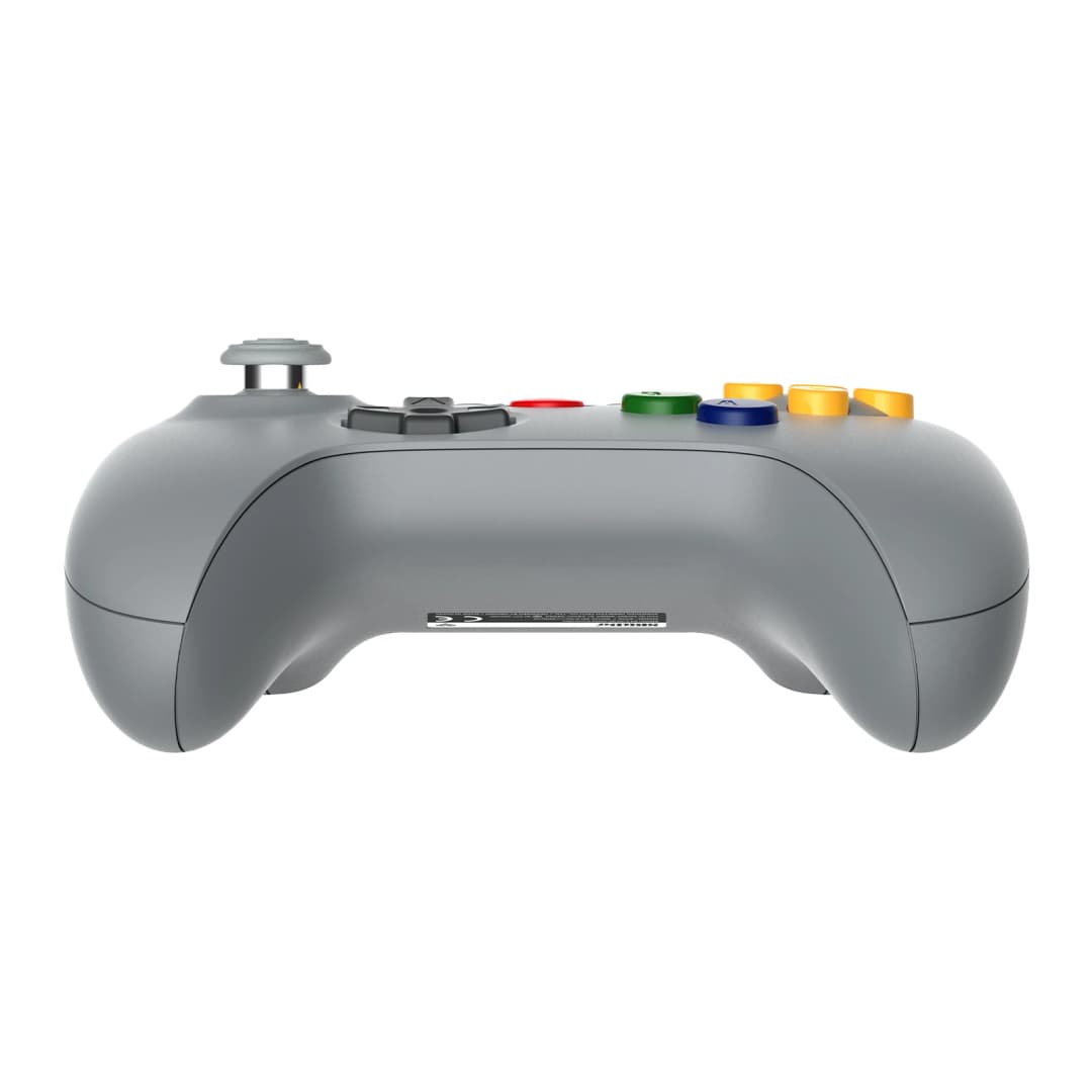 وحدة تحكم لاسلكية 8BitDo N64 2.4G لوحدة التحكم الأصلية N64، تناظرية 3D، وويندوز (رمادي) جويستيك بتأثير هول - 6