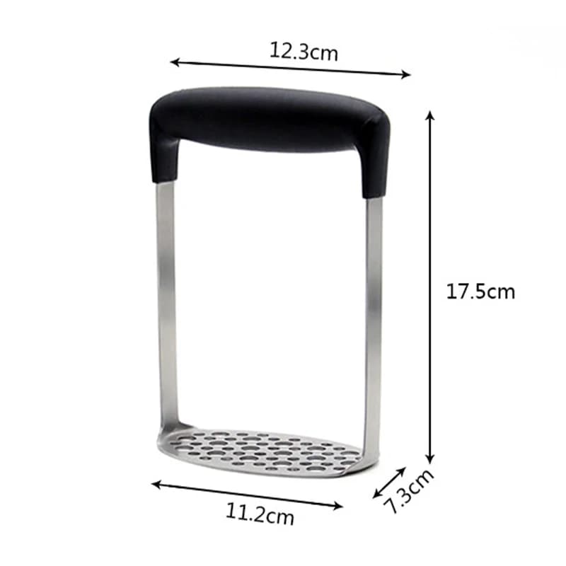 Stainless Steel Potato Pusher Pressed Potato Masher Ricer Puree Fruit Juice Maker Smooth Mashed Potatoes Crusher Kitchen Gadget - 6