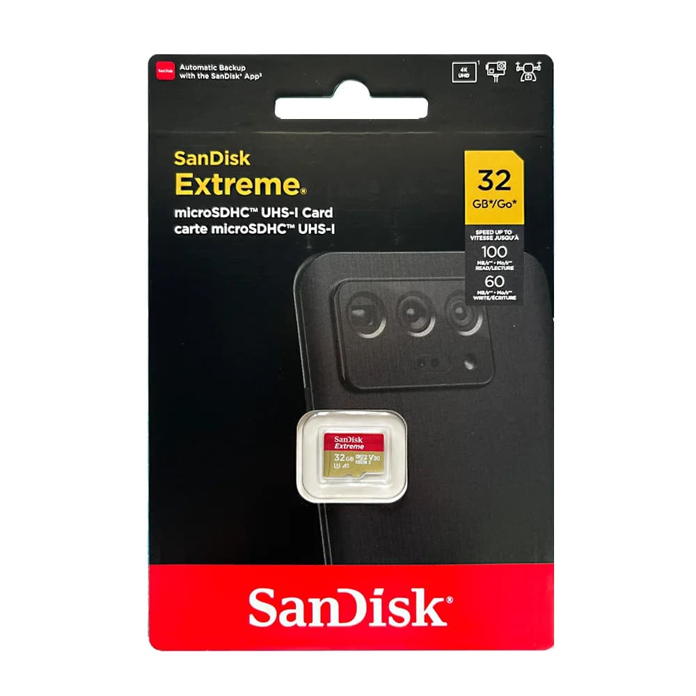 بطاقة ذاكرة SanDisk Ultra microSD بسعات 32GB و 64GB و 128GB و 256GB، Extreme/High Endurance/Extreme PRO، دقة Full HD و 4K، مناسبة لكاميرات الأكشن والطائرات بدون طيار - 4
