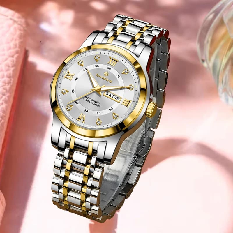 LIGE 2026 New Diamond Watch Women Watches Ladies Creative Steel Women's Bracelet Watches Female Waterproof Clock Montre Femme - 4