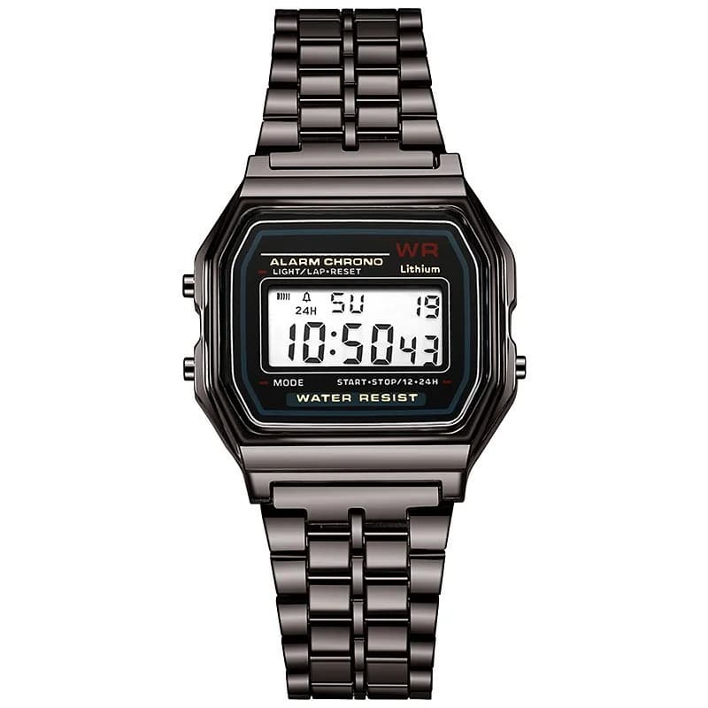 Luxury Rose Gold Women Watches Electronic Digital Display Retro Style Clock Men's Relogio Masculin Reloj Hombre homme - 5