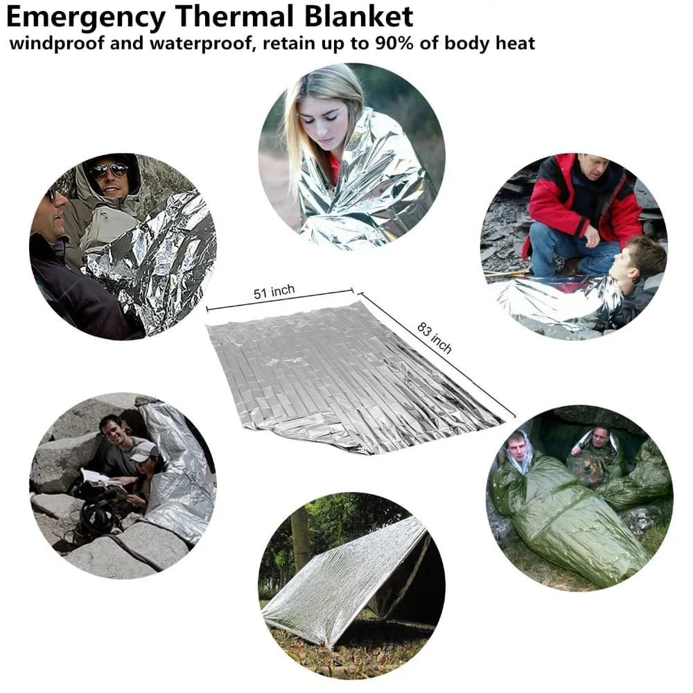 Professional Car Survival First Aid Kit Outdoor Camping Hiking First Aid Kit Emergency Gear Outdoor SOS Wilderness Adventure - 6
