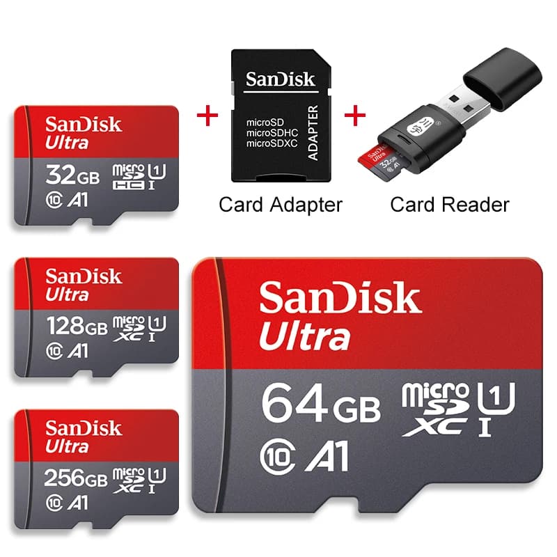 100% أصلي SanDisk بطاقة Micro SD سعة 64 جيجابايت من الفئة 10 بطاقة TF ذاكرة 64 جيجابايت لأجهزة الهاتف الذكية والأجهزة اللوحية - 2