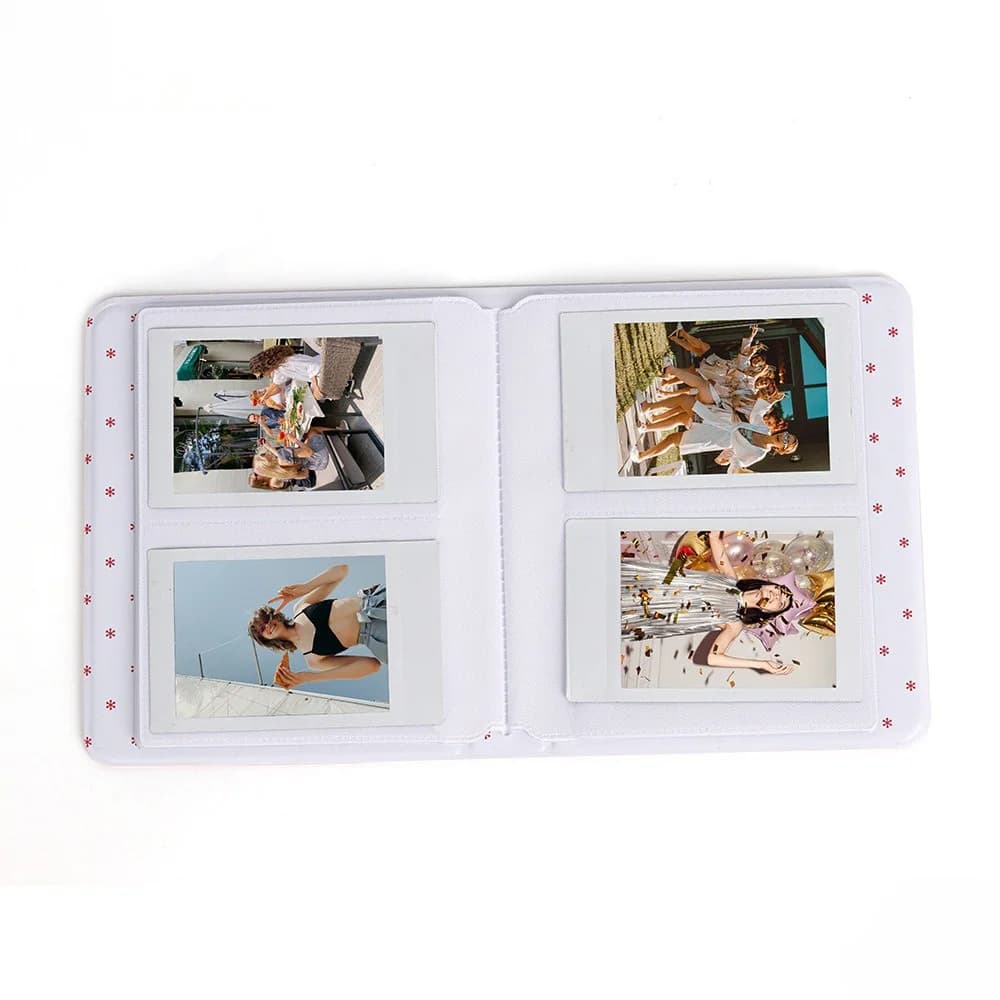 ألبوم Fujifilm Instax Mini بـ 64 جيبًا – علبة صور بولارويد لحفلات الزفاف وتخزين البطاقات الفورية، هدية تذكارية - 5