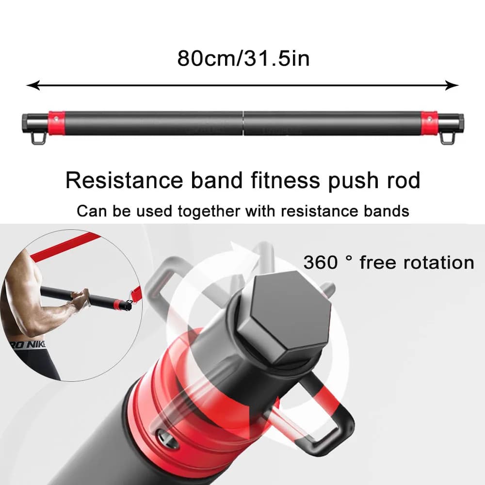 Resistance Bands Set Tension Pull Rope for Men Women Workout Exercise Bands for Fitness Home Gym Strength Training Equipment - 6