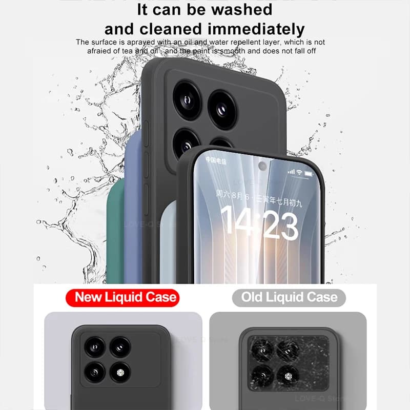 غطاء Poco X6 Pro سيليكون سائل مقاوم للصدمات أغطية هواتف لجهاز Xiaomi Poco X6 Pro Poco X 6 Prо X6Pro Pocox6 Pro 5G غطاء TPU ناعم - 3