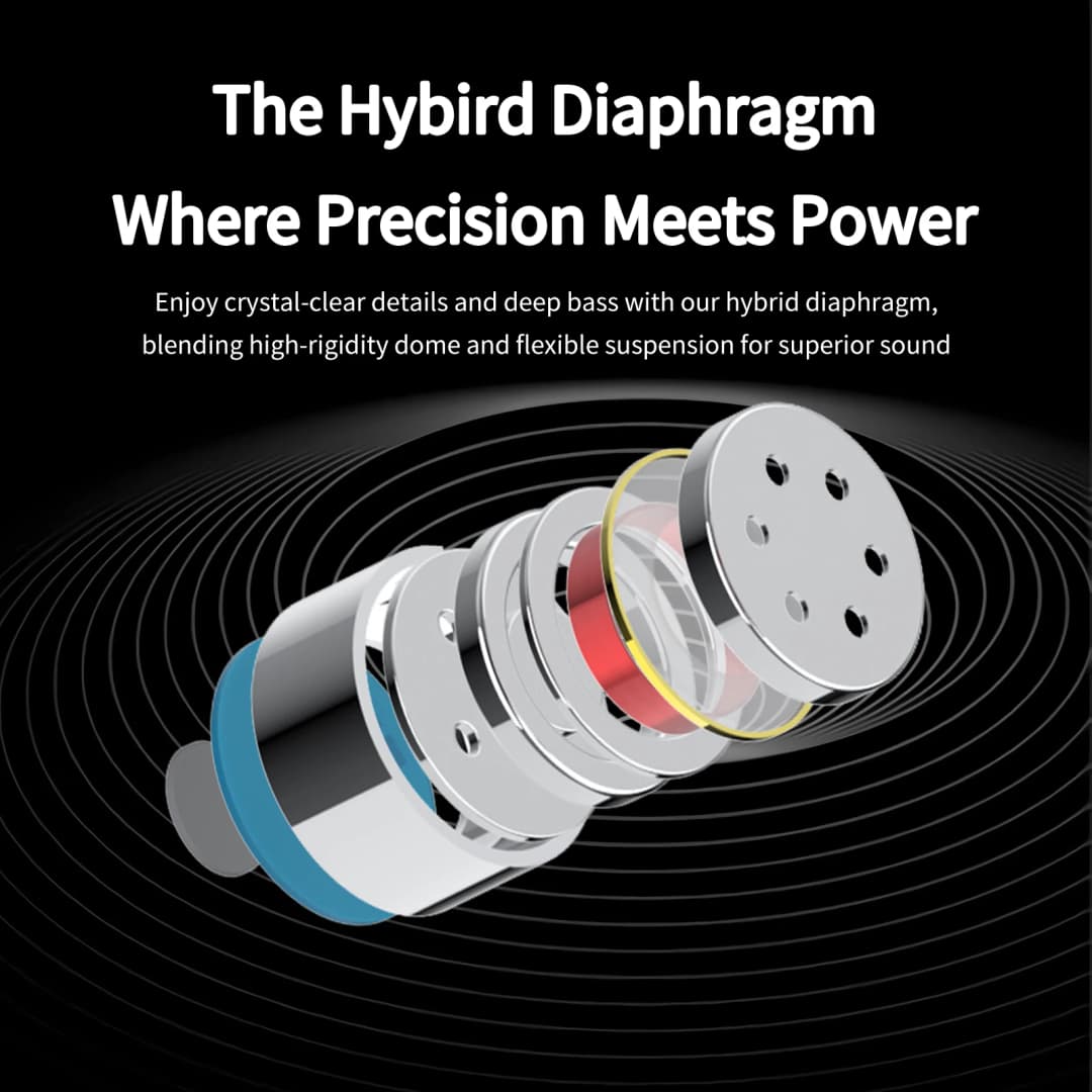سماعات أذن DUNU Titan X HiFi IEM، مشغل ديناميكي مغناطيسي مزدوج، غطاء من سبائك معدنية، ميكروفون 3.5 ملم/TypeC لعشاق الصوت والألعاب - 2