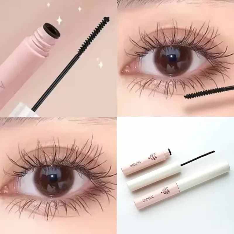 رموش طبيعية مقاومة للماء مكياج نسائي مستحضرات تجميل كورية ماسكارا سوداء بنية 3D تطويل الرموش حجم إضافي