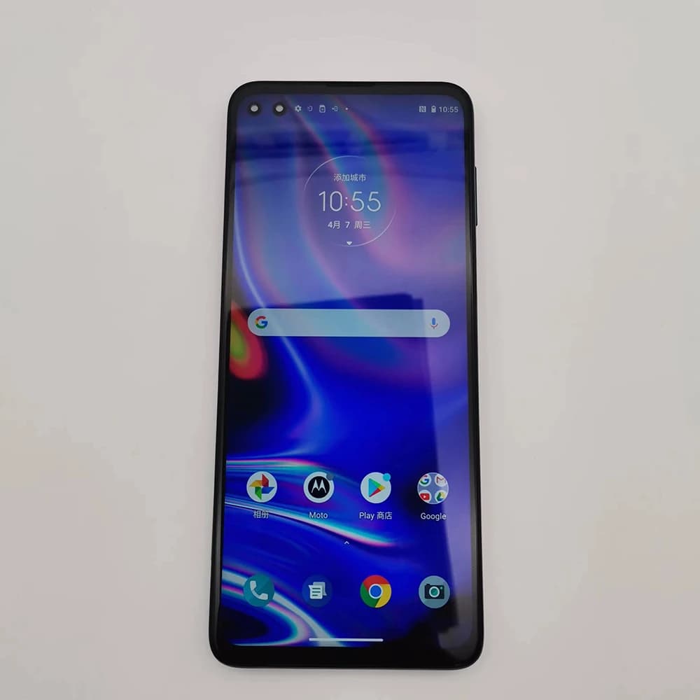 هاتف موتورولا ون 5G UW XT2075 الأصلي غير المقفول - شريحة واحدة، 4 جيجابايت رام، 128 جيجابايت روم، معالج ثماني النواة، كاميرا 48 ميجابكسل، شاشة 6.7 بوصة، بطارية 5000 مللي أمبير، أندرويد 10، يدعم NFC و FM - 4