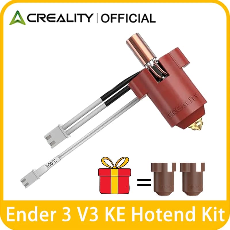 طقم فوهة ساخنة سيراميك Creality Ender 3 V3 KE بدرجة حرارة عالية 300°C لمكبس الطاردة لطابعة K1/K1 Max