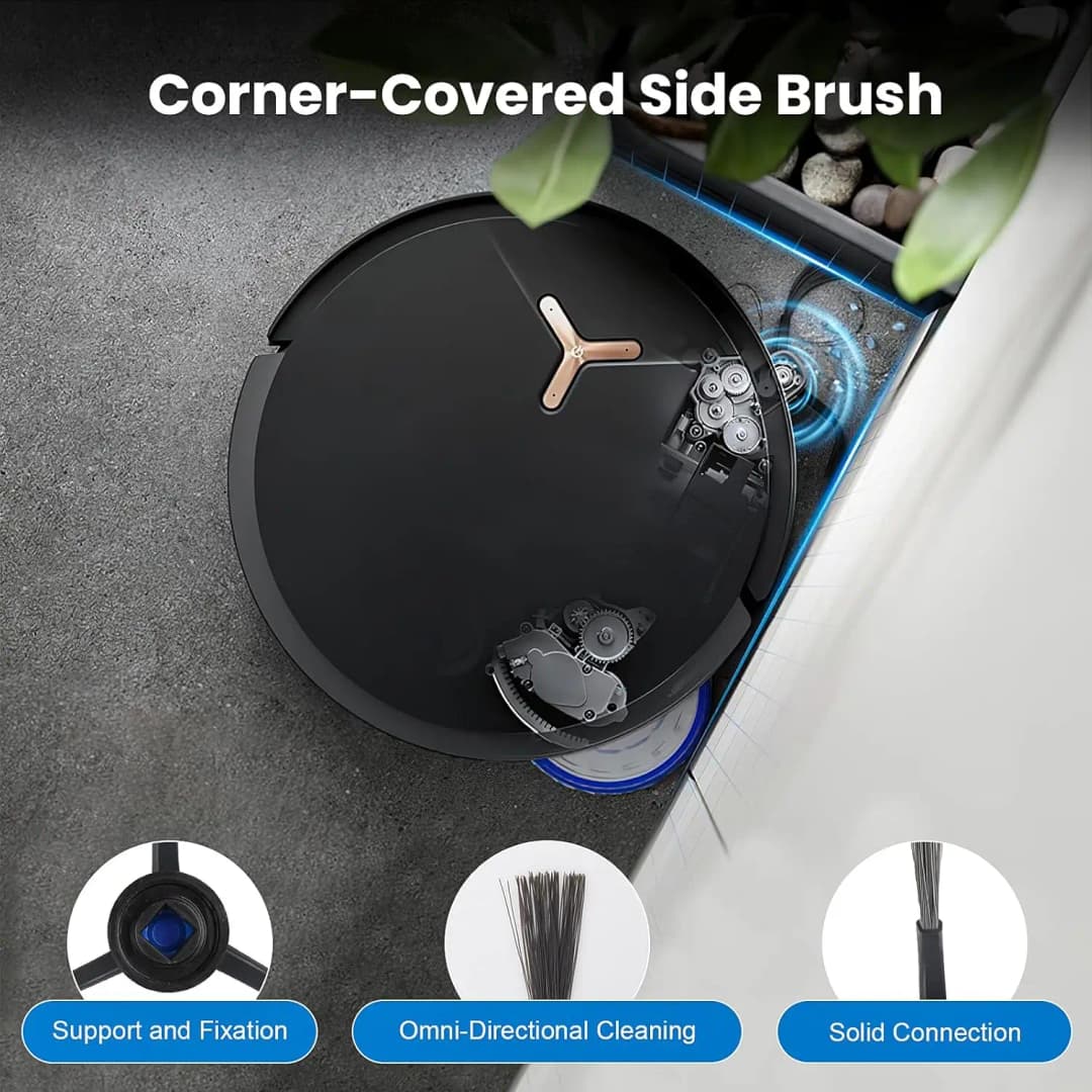 إكسسوارات ECOVACS T50 PRO OMNI / T50 OMNI فرش جانبية رئيسية مناشف ممسحة فلاتر HEPA أكياس غبار قطع غيار مكنسة روبوت - 6