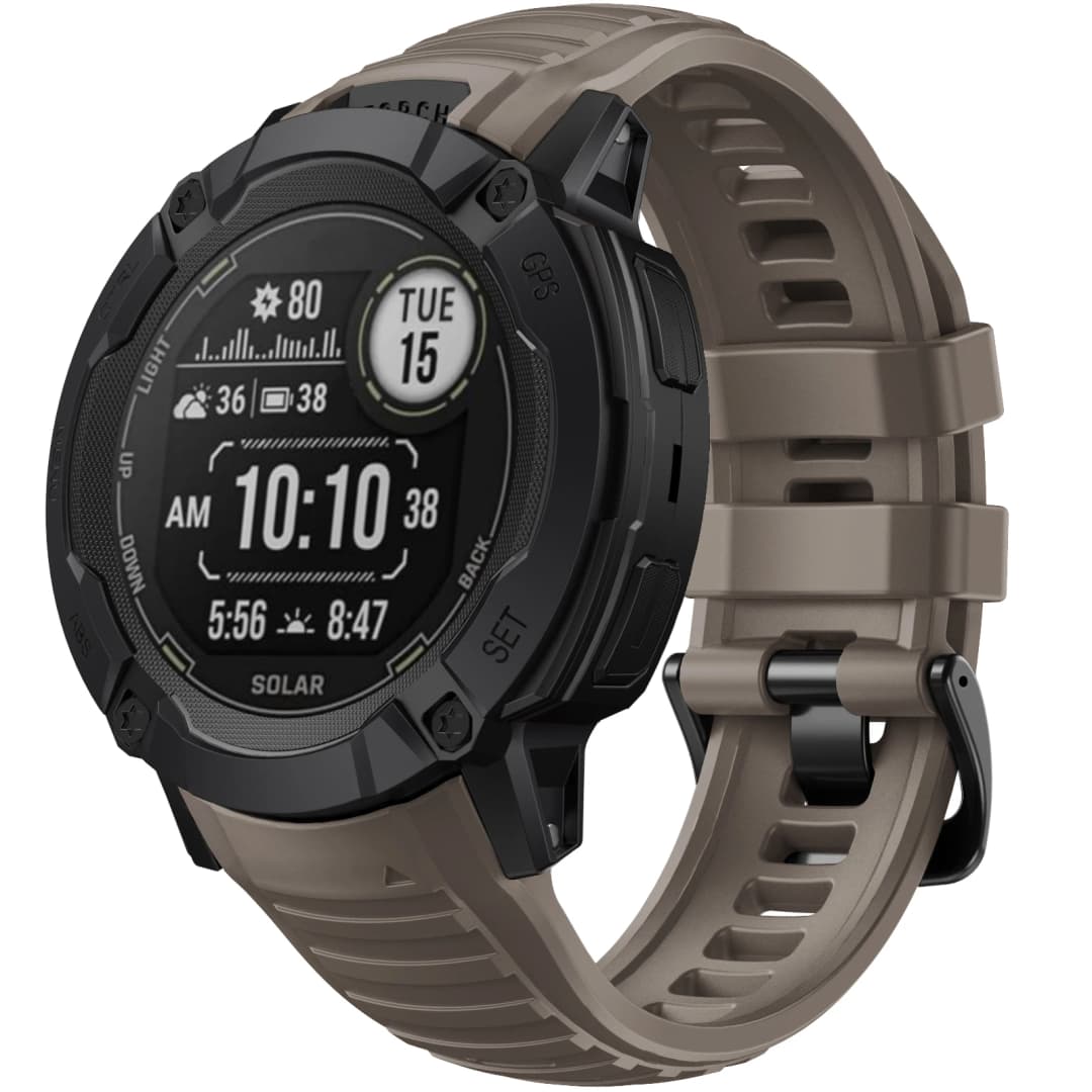 حزام سيليكون جارمين 26mm سهل التركيب لساعة Instinct 2X، سوار مطاطي رياضي