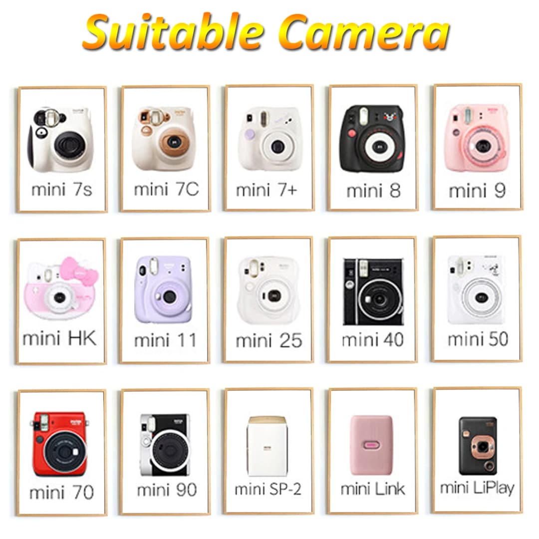 10-50 Sheets Fujifilm Instax Mini Film SPRINKLES Exposures Papers Color Design for Fuji  mini 12 Film Camera 11/40/9/8/7/70/90 - 6