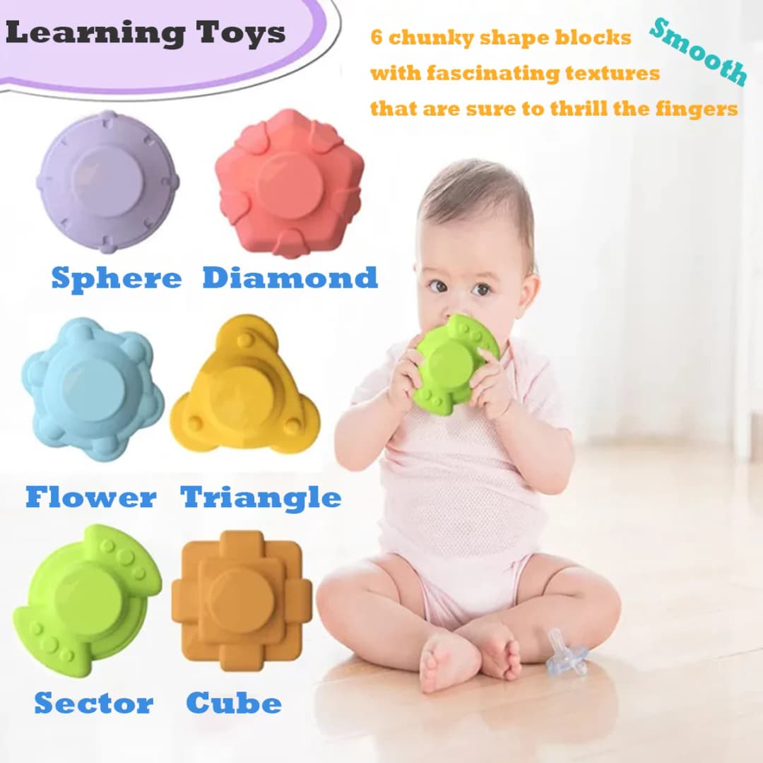 ألعاب أطفال مونتيسوري 18 شهرًا للتنمية الحسية تعلم ألعاب تعليمية كتل ملونة لعبة فرز للأطفال الرضع - 5