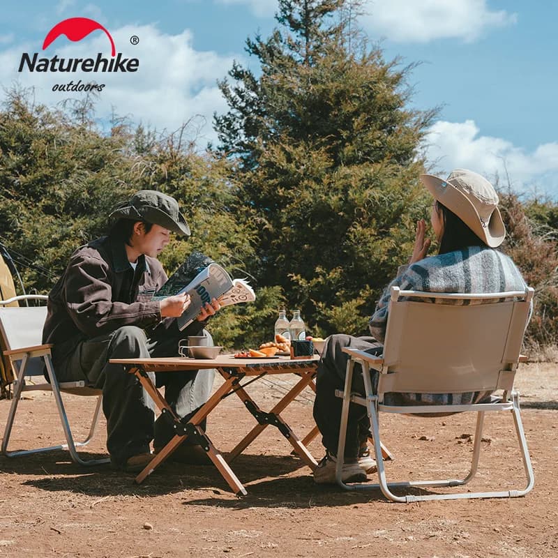 Naturehike Folding Chair FE01 Outdoor Camping Picnic Chairs Ultralight Garden Park Chair Family Travel Chair Fishing chairs - 2
