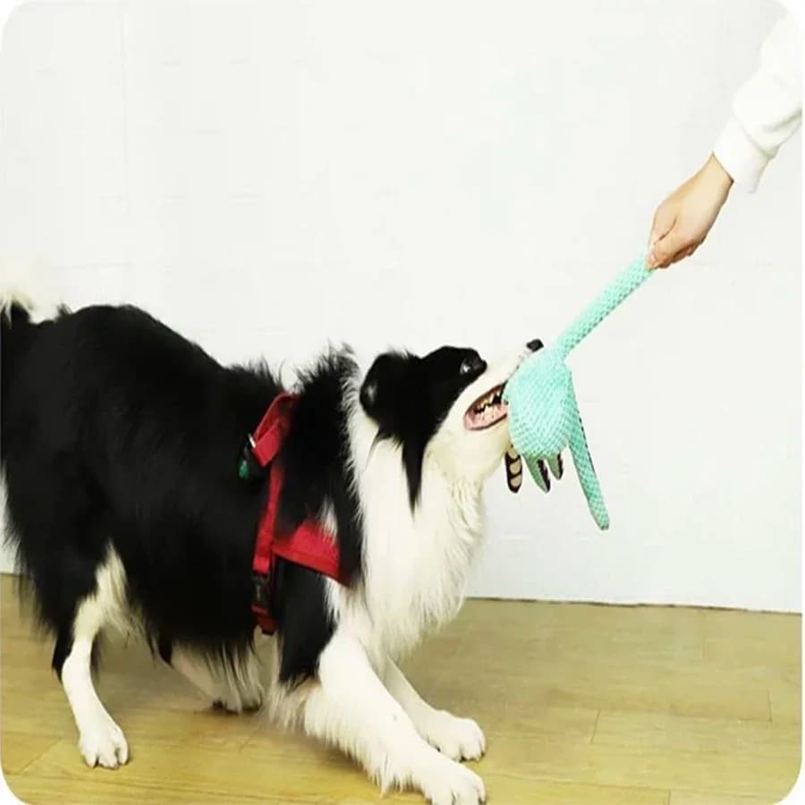 Pet plush octopus toy interactive sound anti-demolition home large and small dog boredom companion dog toy - 3