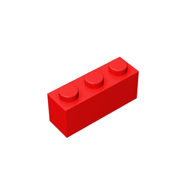 Gobricks 10 قطع MOC 3622 أجزاء دي اي واي مكعبات بناء أشكال سميكة طوب 1x3 ألعاب بلاستيكية إبداعية تعليمية هدية للأطفال الأولاد والبنات - 2