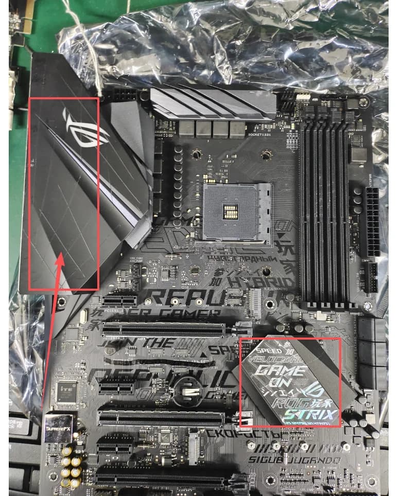 لوحة أم ASUS ROG STRIX B450-F GAMING B450 مقبس AM4 ذاكرة DDR4 سعة 64 جيجابايت لمعالجات Ryzen 5 5600X و5500 و4700 و3600 و3900 و2600 و5700 M.2 ATX - 3