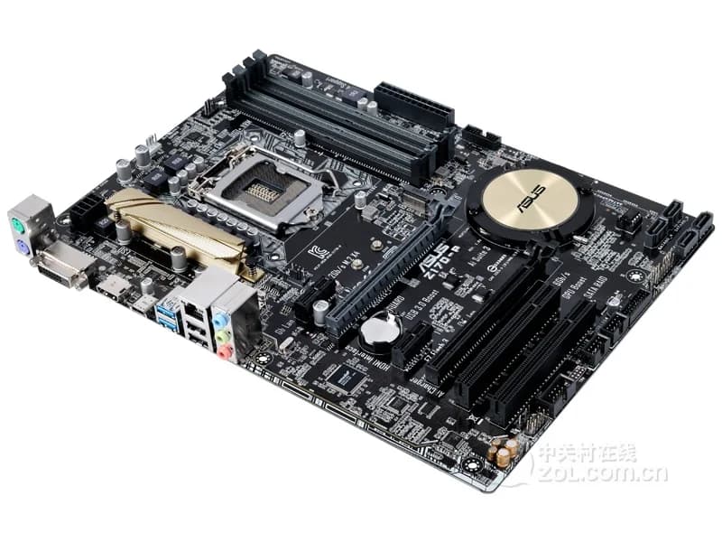 Asus Z170-P Desktop Motherboard Z170 Socket LGA 1151 i7 i5 i3 DDR4 64G M.2 SATA3 USB3.0 ATX  For 6th or 7th gen Used - 3
