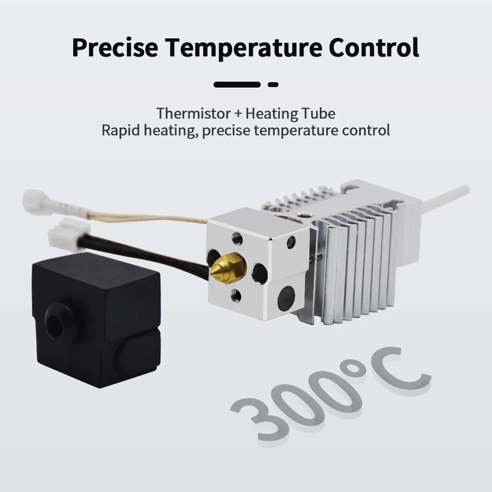 مجموعة هوت إند Creality Ender 3 V3 SE من سبائك التيتانيوم مع كسر حراري ثنائي المعدن 24V 40W رأس J-head لموديل Ender-3 V3 SE - 2