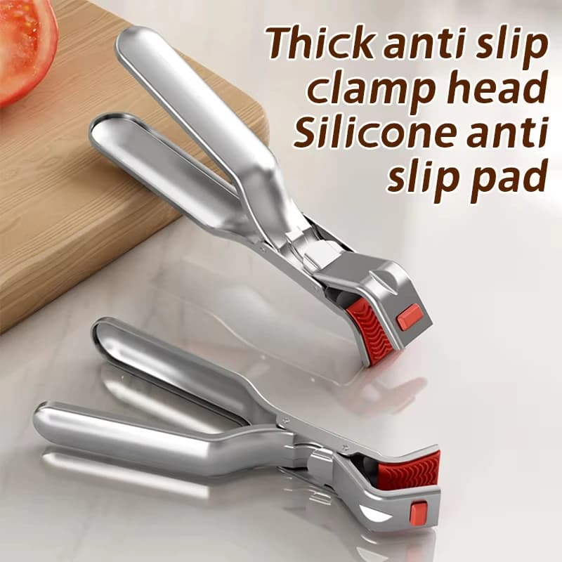 1pcs Anti-scalding Clip Hot Bowl Holder Dish Clamp Pot Pan Gripper Clip Air Fryer Dish Plate Retriever Tongs Kitchen Supplies - 4