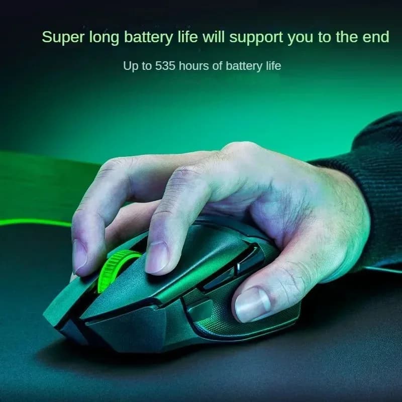 ماوس ألعاب لاسلكي قابل للتخصيص Razer Basilisk V3 X إضاءة RGB (2.4 جيجاهرتز) وبلوتوث مستشعر بصري 18000 نقطة في البوصة - 6